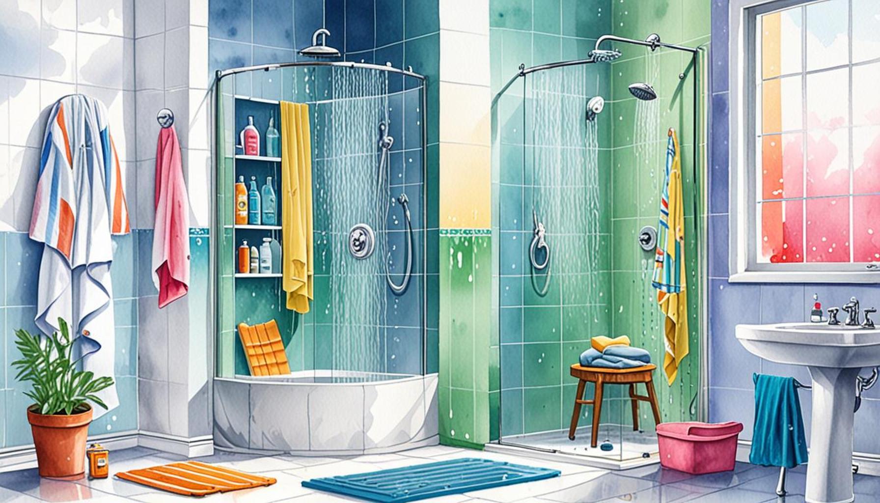 Transforming the Shower into a Sanctuary: Visualization Techniques to Reduce Daily Stress