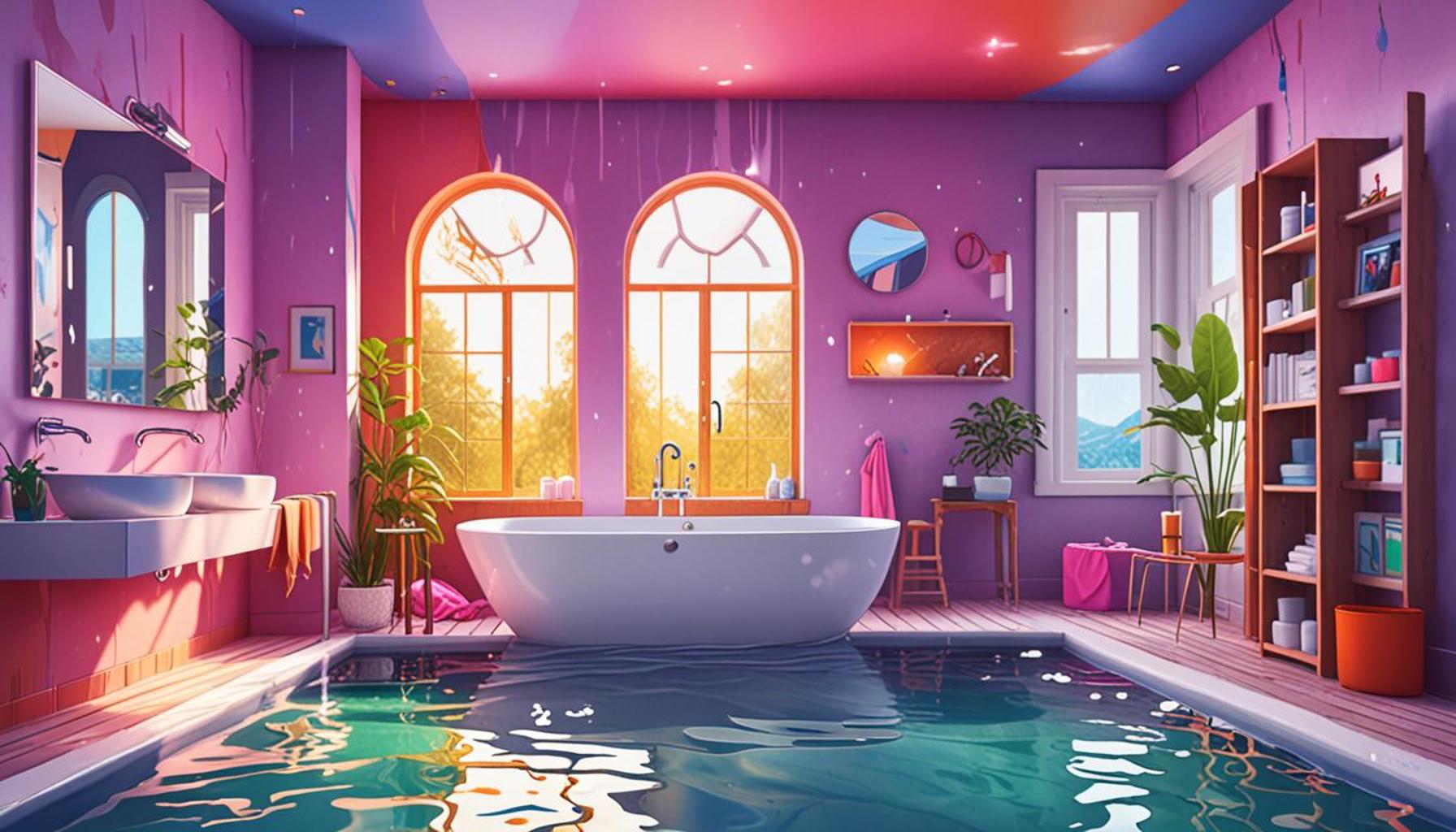 Creative Visualization During Bathing: Imagining Calm Scenarios to Soothe the Mind