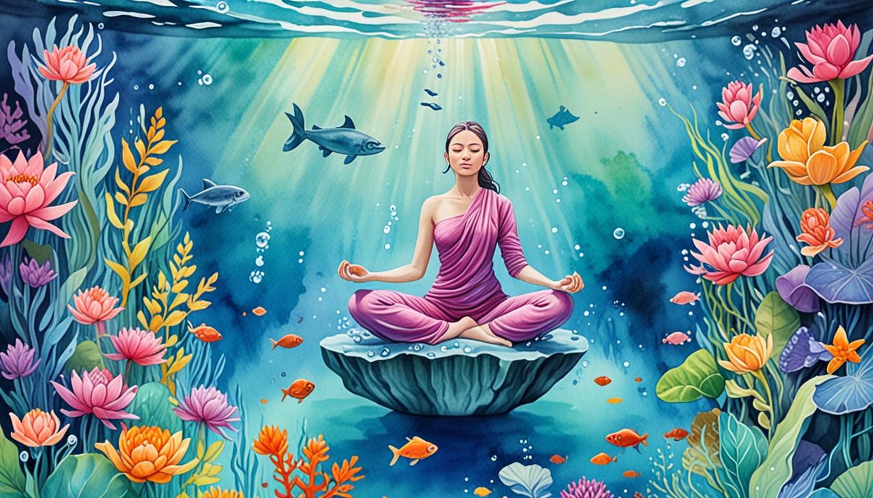 The Art of Meditating Under Water: Exploring the Calming Effects of Hydrotherapy